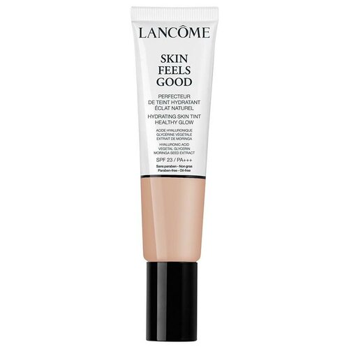 lancome тональный крем teint miracle spf 15 30 мл оттенок 007 beige rose Lancome Тональный крем Skin Feels Good, SPF 23, 32 мл, оттенок: 025W Soft Beige