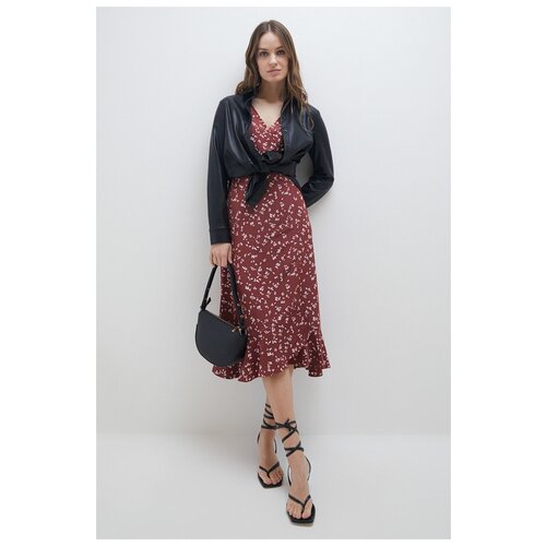 фото Платье zarina, размер 40(2xs), красный