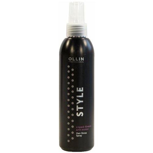 OLLIN Professional Спрей-блеск для волос, 220 г, 200 мл питательный спрей для волос nutri shine spray спрей 30мл