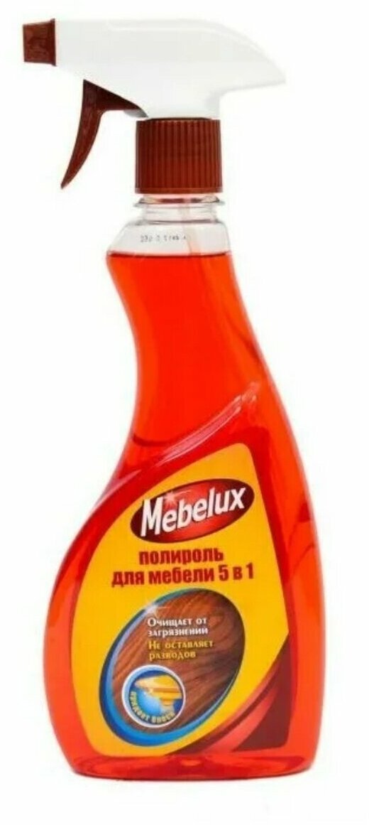 Mebelux Полироль для мебели 5 в 1, 0.5 л