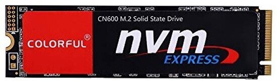 Накопитель SSD Colorful CN600 M.2 2280 256GB PCIe 3.0 x4 NVMe 3D-NAND TLC (CN600 256GB)