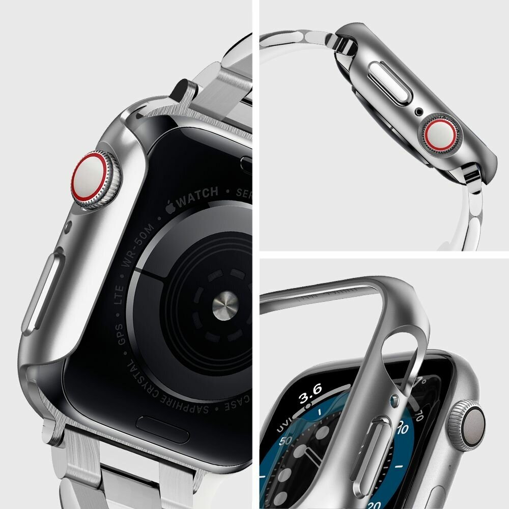 Чехол Spigen Thin Fit (ACS02957) для Apple Watch Series SE/4/5/6 44 mm (Graphite) — фото 8