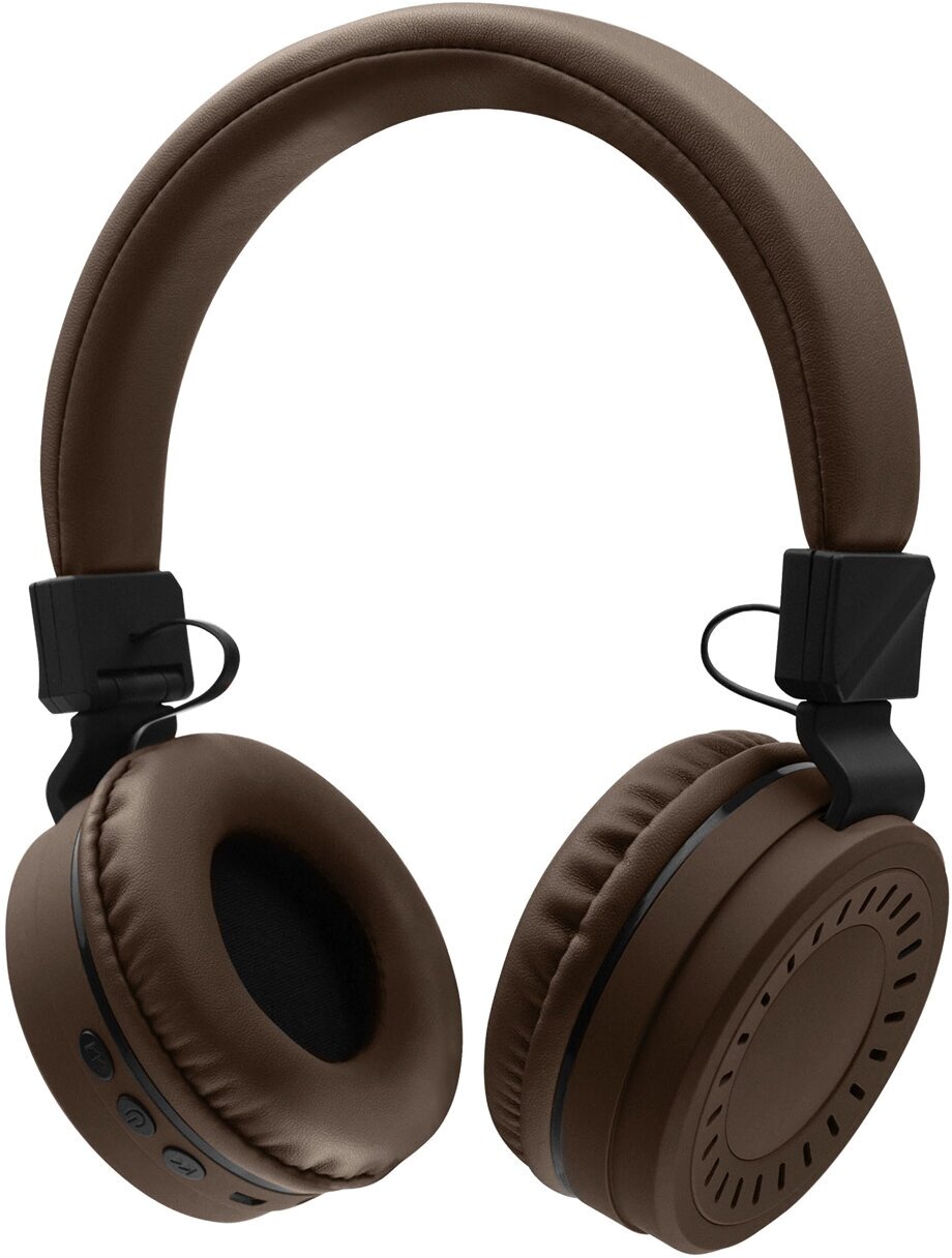 Наушники накладные Bluetooth Rombica MySound BH-11 Brown (BT-H018)