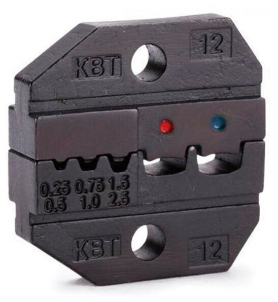 Номерные матрицы КВТ МПК-12 для опрессовки изолированных и втулочных наконечников [69965]