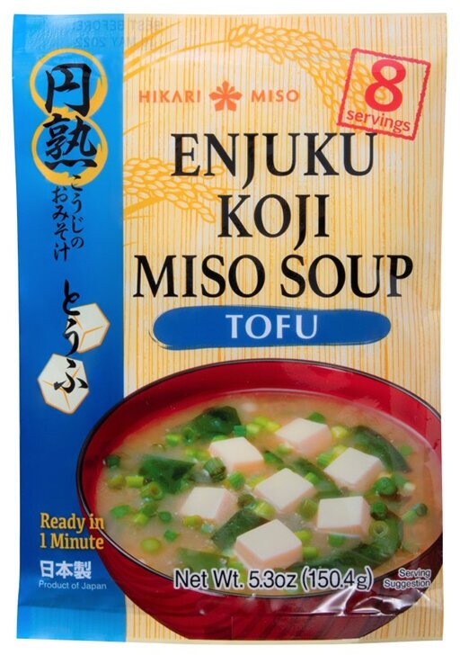 Мисо-суп с тофу 8 порций Hikari Miso, 150,4 г, Япония