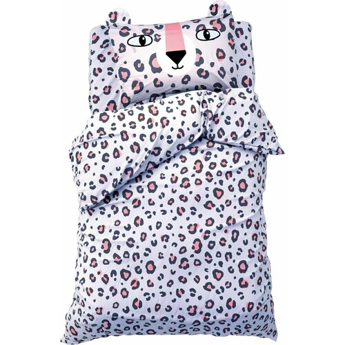 Постельное белье Этель 1,5 сп Happy leopard 143x215 см, 150x70 см -1 шт