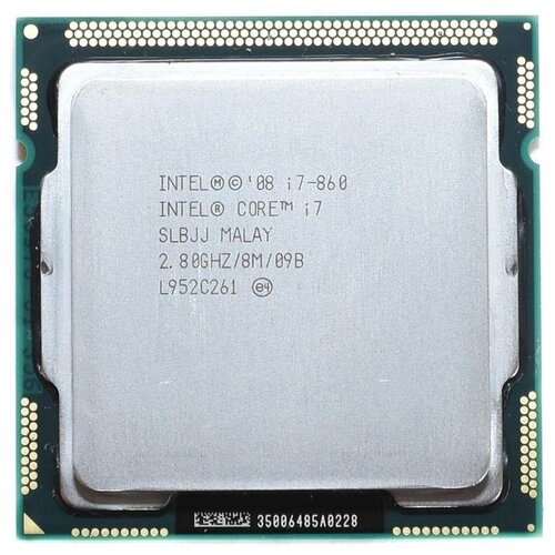 Процессор Intel Core i7-860 Lynnfield LGA1156, 4 x 2800 МГц, OEM процессор intel xeon x3480 lynnfield lga1156 4 x 3067 мгц oem