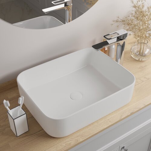 Изображение товара Раковина накладная на столешницу IDDIS Бридж (Bridge) BRIWS05i27 белая глянцевая