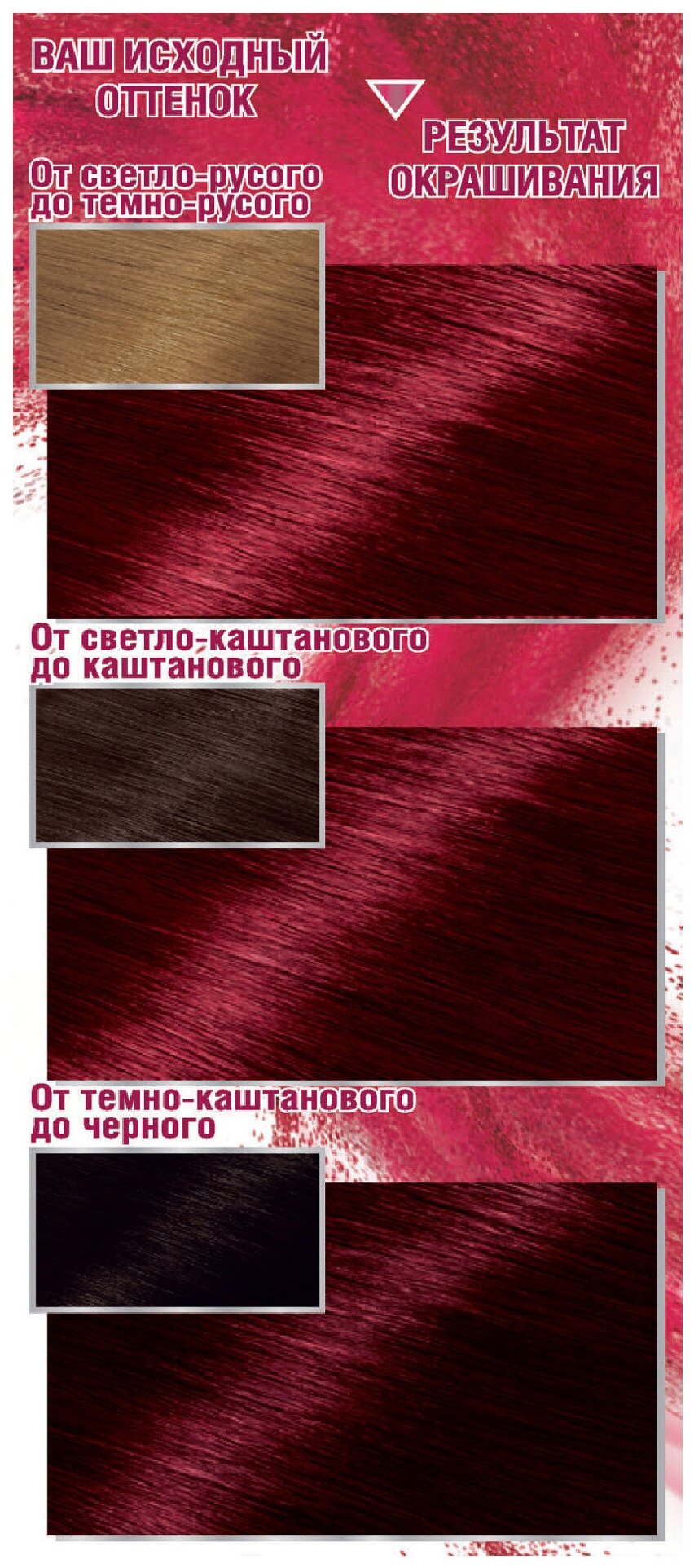 Крем-краска для волос Garnier Color Sensation Роскошный цвет 6.2 Кристально Розовый Блонд 112мл - фото №2