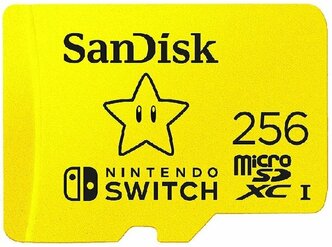 Карта памяти SanDisk Micro SDXC for Nintendo Switch, 256 Гб