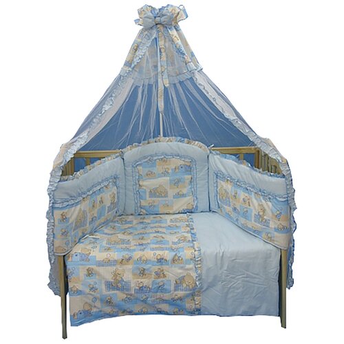 фото Постельное белье bombus "танюшка" (голубой)