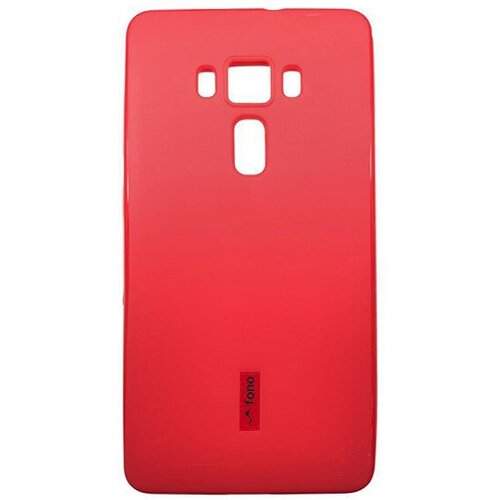 Силиконовая накладка Fono, матовая для ASUS ZenFone 3 Deluxe (ZS570KL) красный