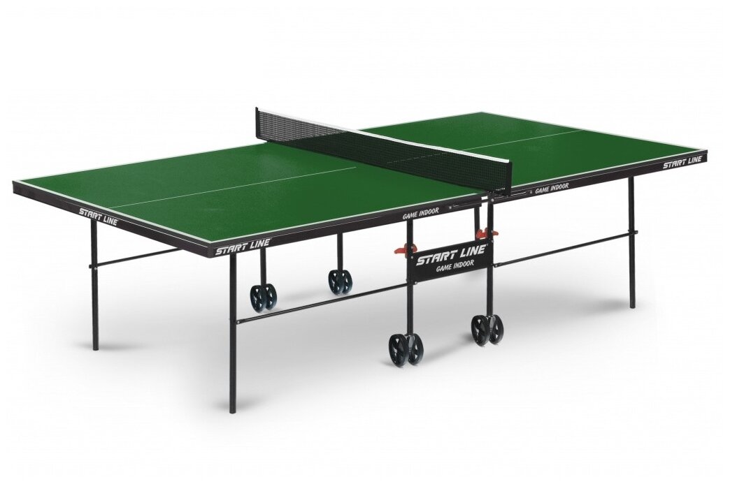 Стол теннисный START LINE GAME INDOOR green с сеткой (6031-3)