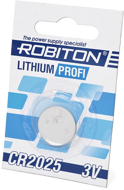 Элемент питания ROBITON PROFI R-CR2025-BL1