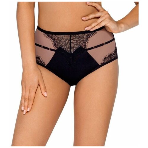 фото Трусы-бразилиана с высокой линией талии ava | черный | s ava lingerie