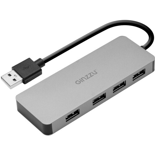 Концентратор Ginzzu HUB GR-771UB Ginzzu USB 2.0 4 port (505104)