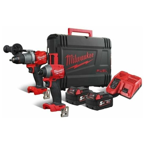 Набор ударная дрель-шуруповерт и импульсный винтоверт Milwaukee 4933464268 11182500₽