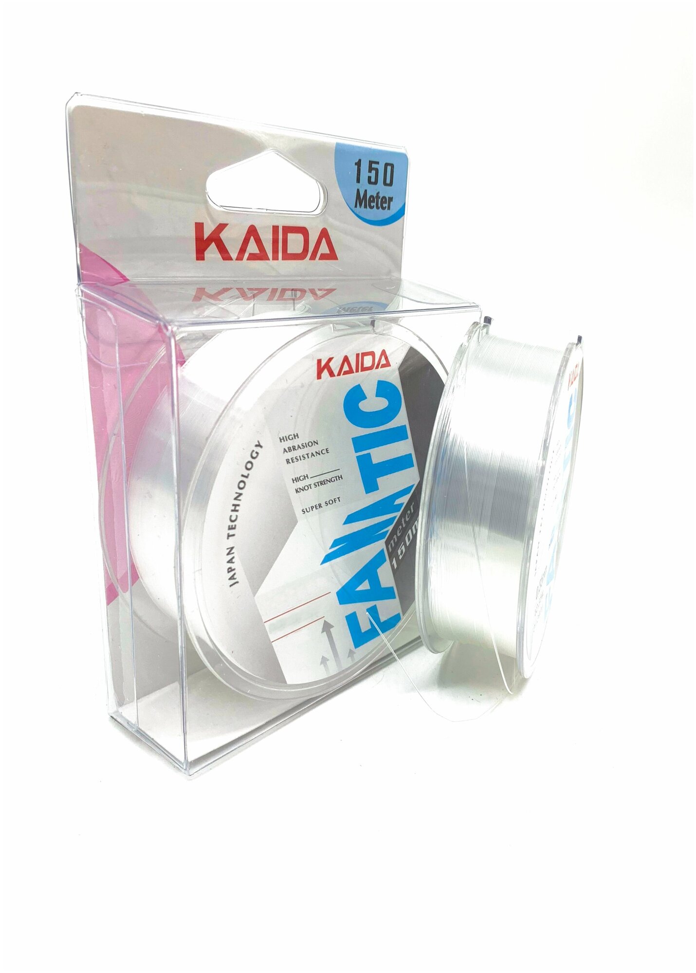 Леска Kaida FANATIC 100m 0.25mm 9.49kg 20.92lb прозрачная