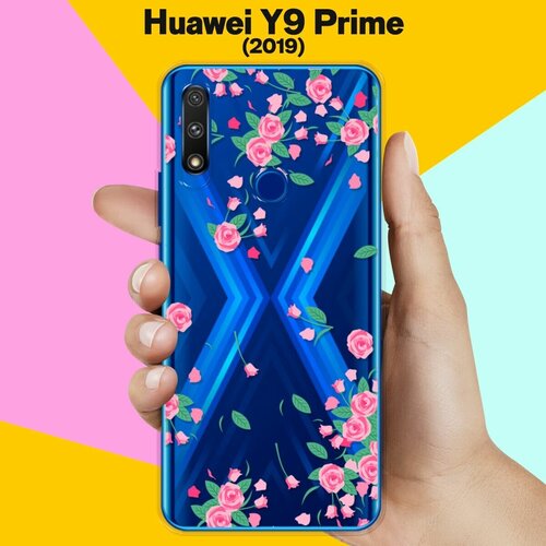Силиконовый чехол Розочки на Huawei Y9 Prime (2019)