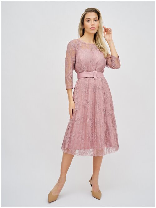 Платье BrandStoff, размер 52, розовый