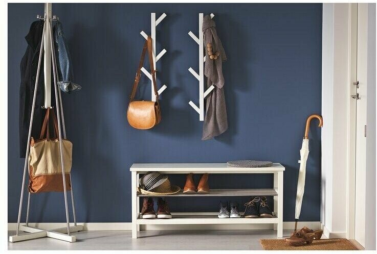 Вертикальная вешалка с крючками, IKEA TJUSIG 78 см, - фотография № 2