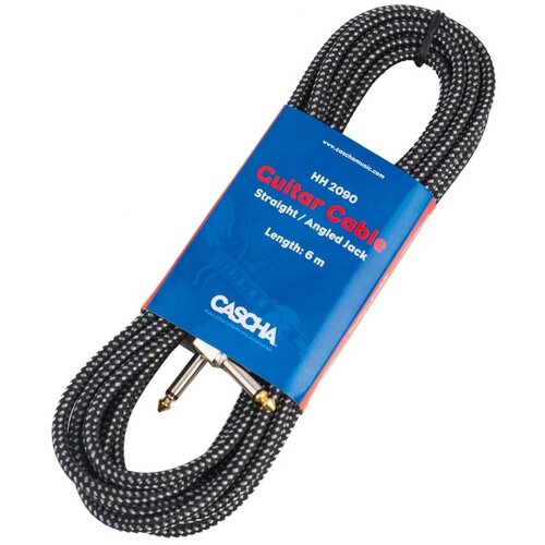 HH-2090 Кабель инструментальный прямойугловой коннектор 63мм 6м Cascha 1185₽