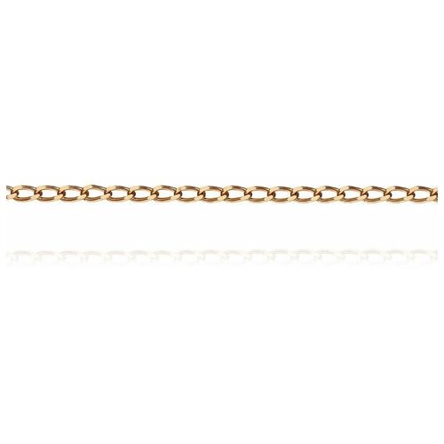 Цепь АДАМАС, красное золото, 585 проба, длина 45 см, средний вес 1.71 г шнур херсонес цепь шнурок с замком из красного золота 8338