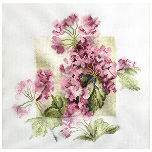 фото Набор для вышивания герань по рисунку а. майской 25 х 25 см 04.007.03 марья искусница