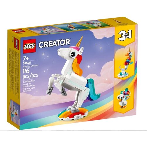 Конструктор LEGO Creator 31140 Волшебный единорог, 145 дет. конструктор lego creator волшебный единорог 3 в 1 31140