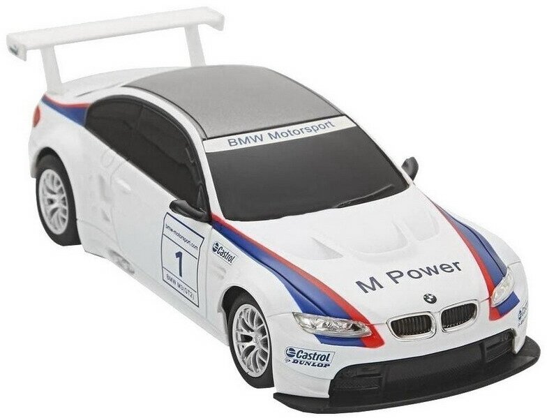 Машина р у 1:24 BMW M3 белый, 2,4G 48300W