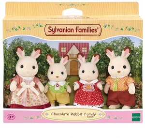 Игровой набор Sylvanian Families Семейство Шоколадных кроликов, Япония