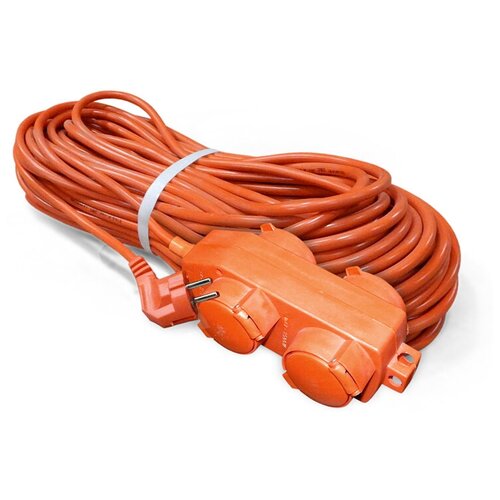 Удлинитель-шнур UNIVersal 9633861, 4 розетки, с/з, 16А / 3500 Вт 4 20 м 1.5 м² оранжевый