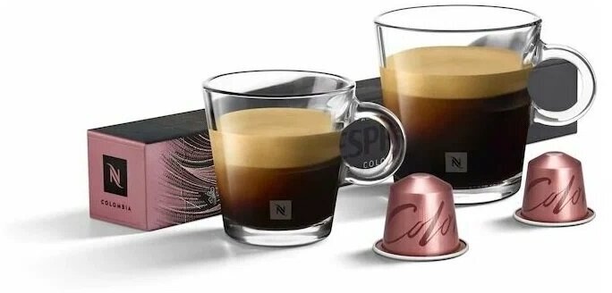 Кофе в капсулах Nespresso Original COLOMBIA, 10 капсул в уп.