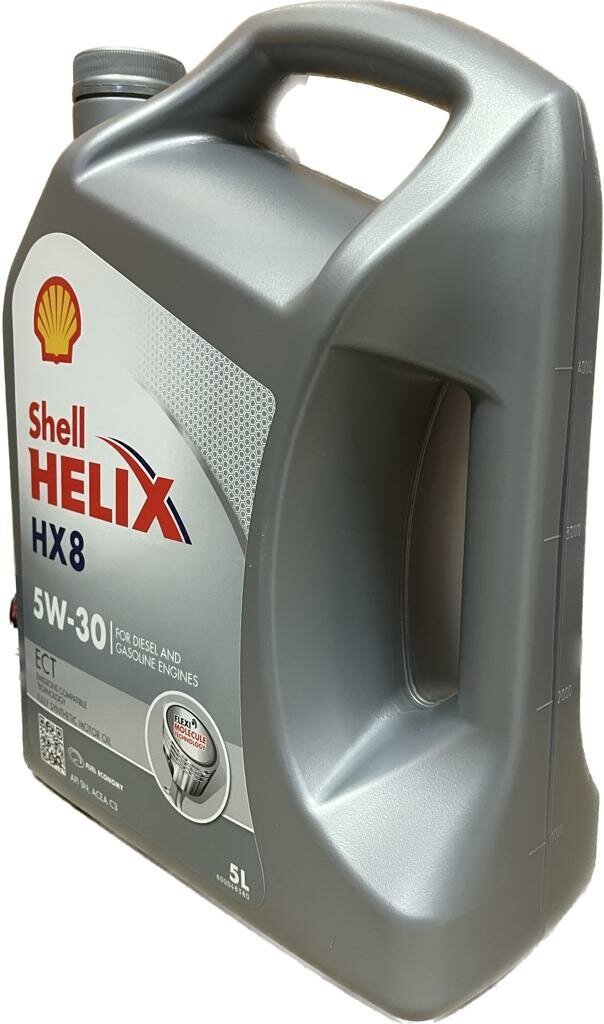 Моторное масло SHELL Helix HX8 ECT 5W-30 синтетическое 1л - фото №10