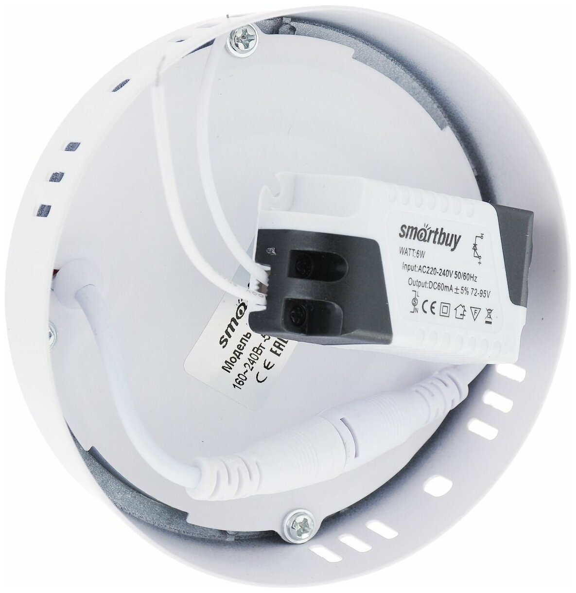 Накладной светильник Round SDL Smartbuy-6w/4000K/IP20 - фотография № 3