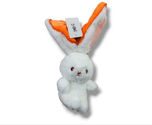 Мягкая игрушка вывернушка Зайчик в морковке на молнии 30 см