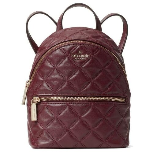 фото Женский кожаный рюкзак kate spade natalia mini backpack cherry