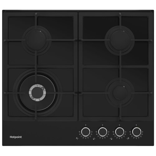 Встраиваемая газовая панель независимая Hotpoint HGS 62F/BK встраиваемая газовая панель независимая delvento v60h41s015