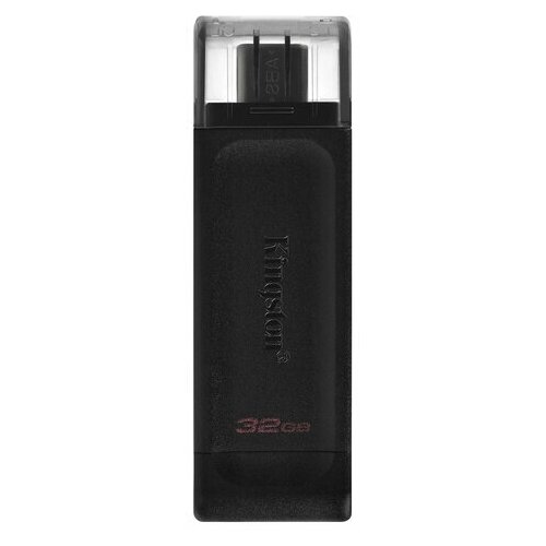 Флеш-диск 32GB KINGSTON DataTraveler 70, разъем Type-C 3.2, черный, DT70/32GB