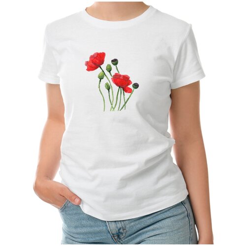 фото Футболка roly, размер l, белый