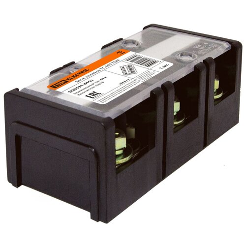 Блок зажимов ТС-603 TDM Electric (SQ0531-0101) блок зажимов бзд 2 до 2 5 мм2 20a tdm упаковка 20шт sq0531 0302