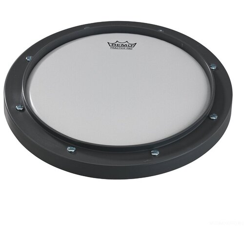 Remo RT-0008-ST Tunable Practice Pad Gray 8 тренировочный пэд 8' пэд тренировочный remo rt 0008 st tunable practice pad gray ambassador coated head with stand