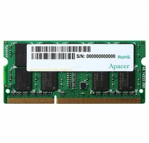 Apacer Модуль оперативной памяти SO-DIMM 4ГБ DDR3L SDRAM Apacer DV.04G2K. KAM (PC12800, 1600МГц, CL11) (ret)