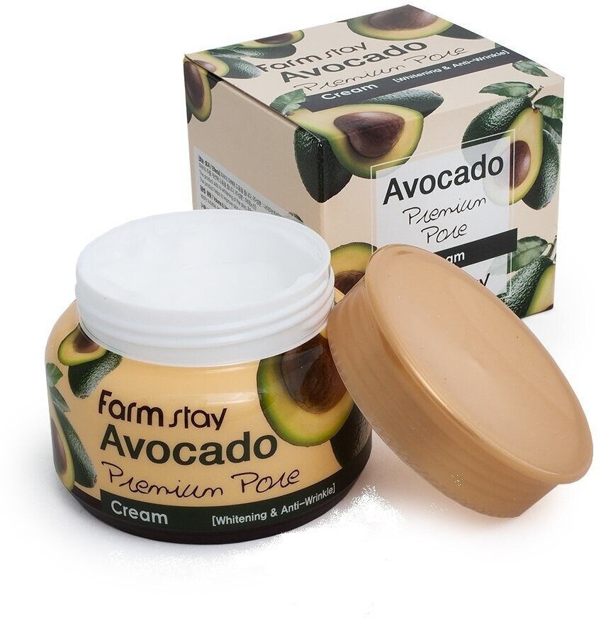 Антивозрастной крем с экстрактом авокадо FarmStay Real Avocado All-In-One Cream 300мл - фото №9