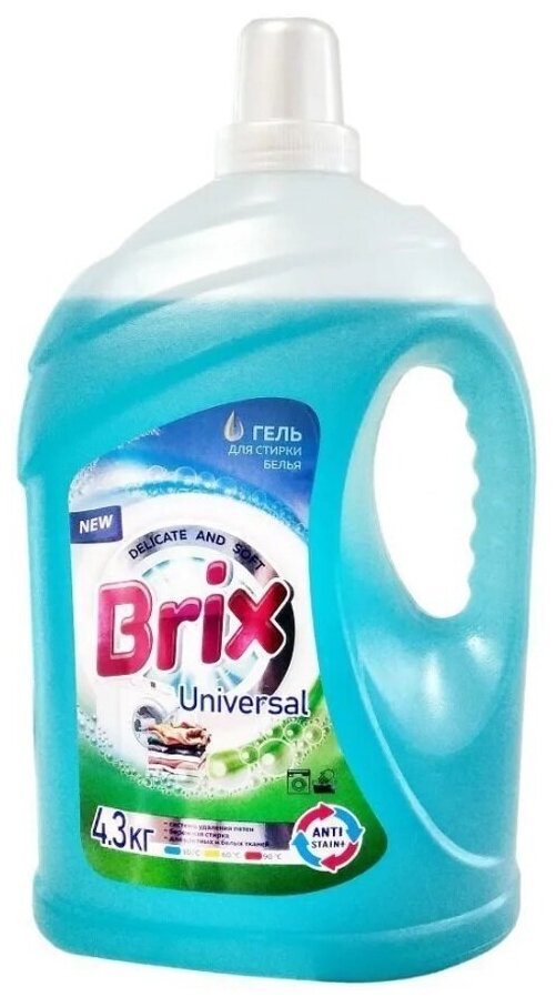 Жидкость для стирки гель BRIX Universal 4.3 кг Romax