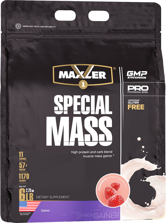 Maxler Special Mass Gainer 2730 гр. 6lb (Maxler) Клубника