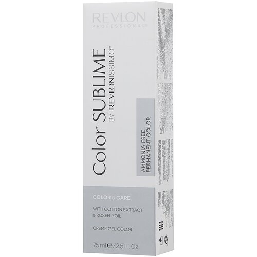 Revlon Professional Revlonissimo Color Sublime стойкая краска для волос, 7.32 блондин золотисто-перламутровый revlon professional revlonissimo color sublime стойкая краска для волос 8 35 светлый блондин золотисто махагоновый 75 мл