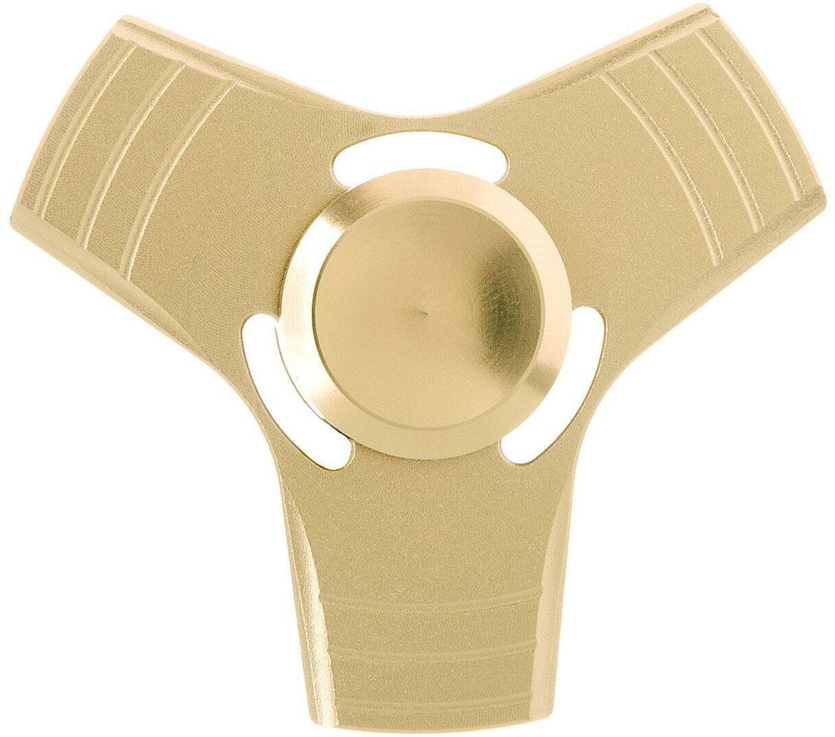 Спиннер метал золотой Alloy Fidget Spinner- Gold Color PACK 6x9x1.8 см.