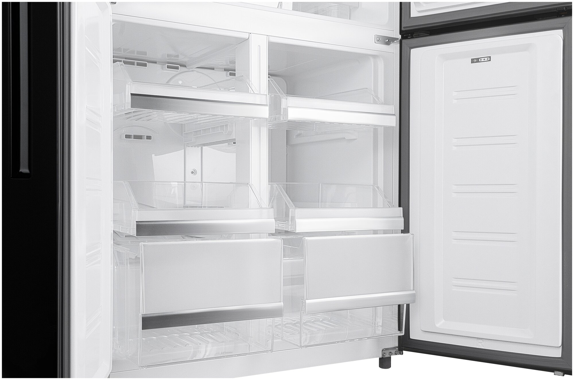 Отдельностоящий холодильник с инвертором Weissgauff WCD 450 BG NoFrost Inverter - фотография № 8