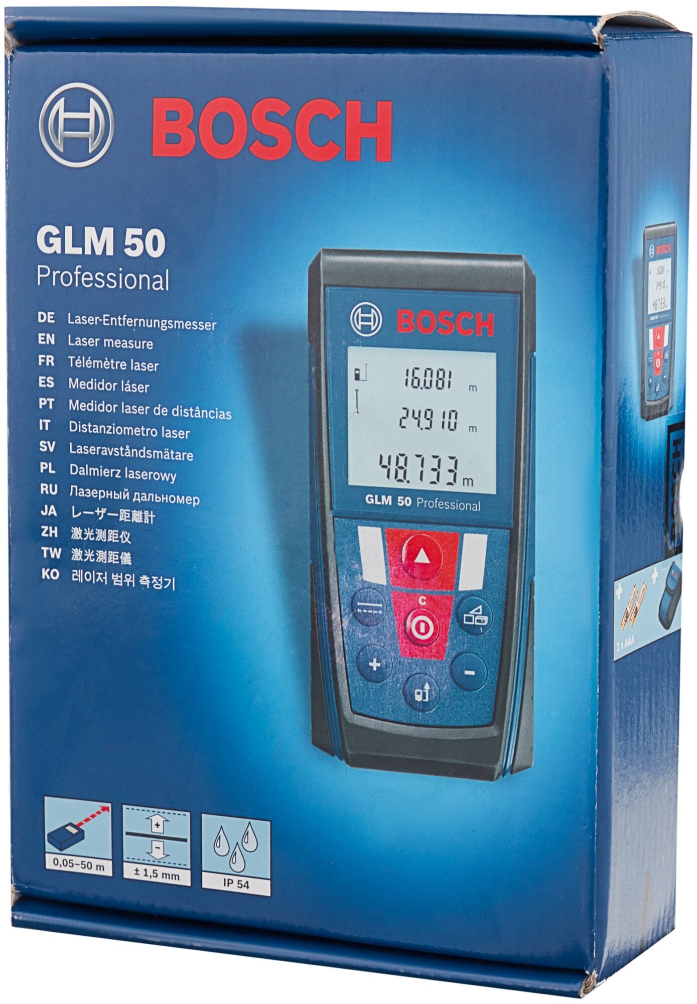 Лазерный дальномер BOSCH GLM 50 Professional 50 м (50-23 G) - фотография № 9